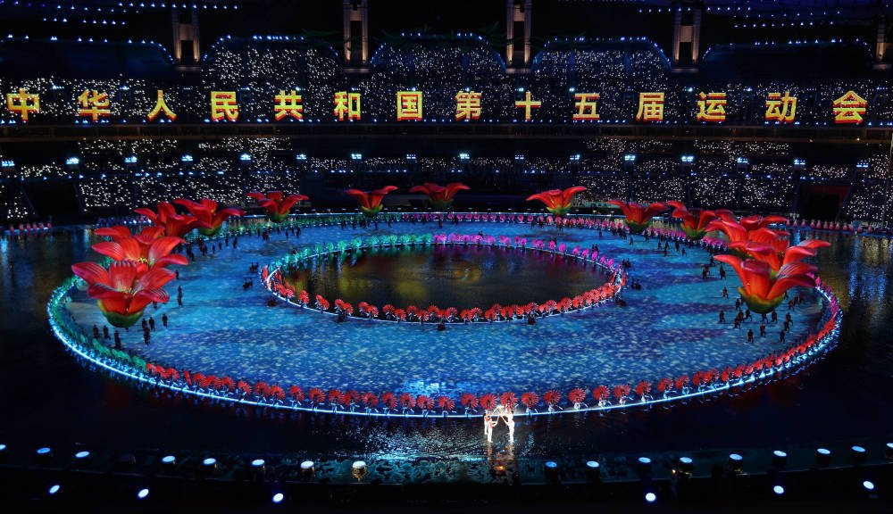 shnshn525188's tweet image. 十五运开幕进行时#