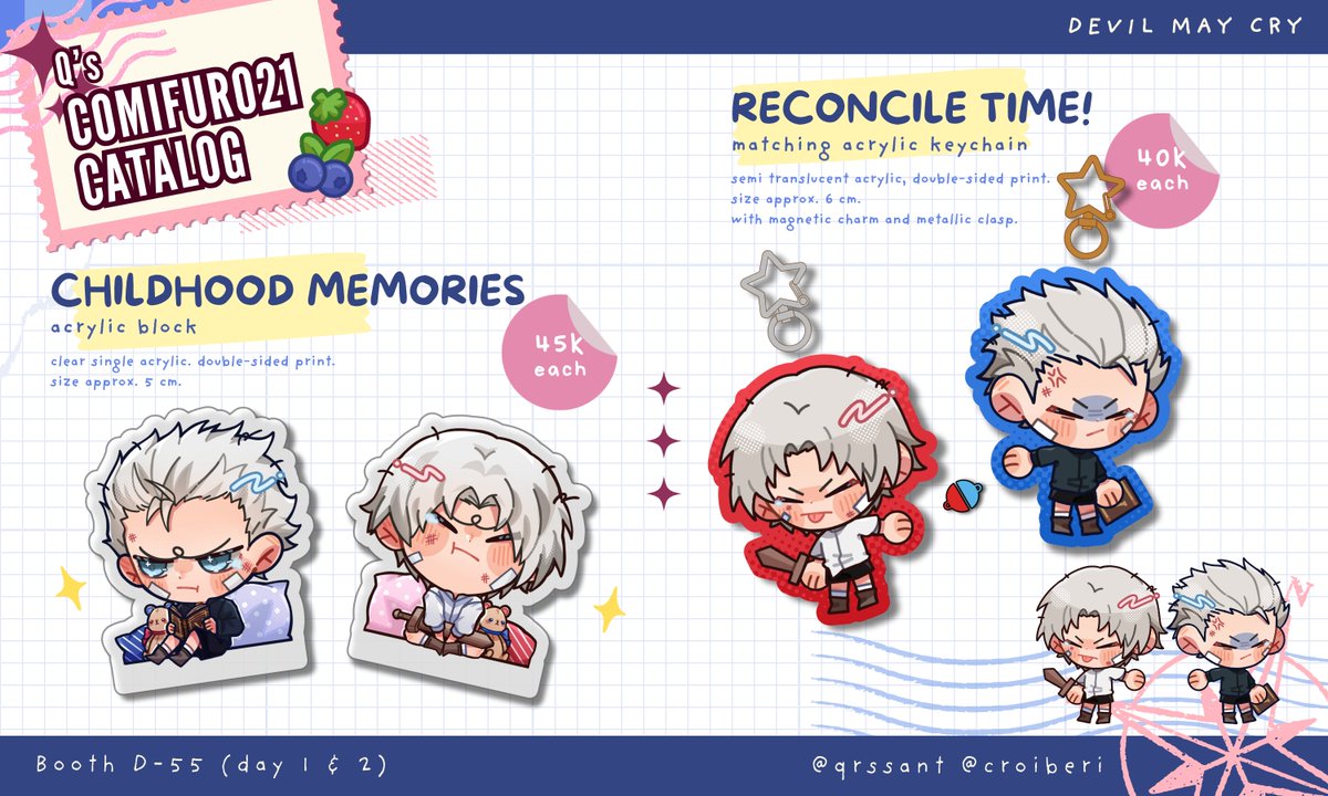 qrssant's tweet image. [RTs&amp;amp;💙] 

qrssant&apos;s semi-final OTS catalog for #comifuro21 #CF21 !

📌 les oui boux @ d-55 
🗓️ 15-16 nov 2025

✨ devil may cry ✧ league of legends ✧ valorant ✧ zzz ✧ hsr ✧  sdv ✧ tkrb ✧ pokemon ✧ tbhx ✧ shf✧ dgs/tgaa

#comifuro21catalog 
#comifuro21catalogue 

(1/4)