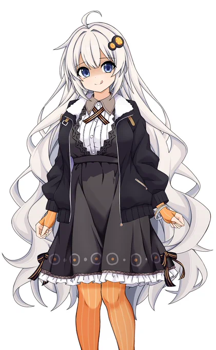 ゆるふわ……かな……?ウェーブのかかった髪は難しい