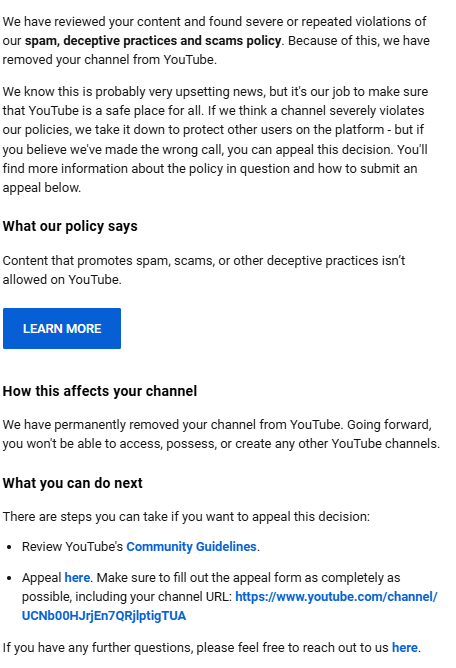 SunrisesFILM's tweet photo. @TeamYouTube we have a conversation based off this, my content is caring. Respond to my DM! (someone help spam @TeamYouTube) https://t.co/ZcWUjzhYT0