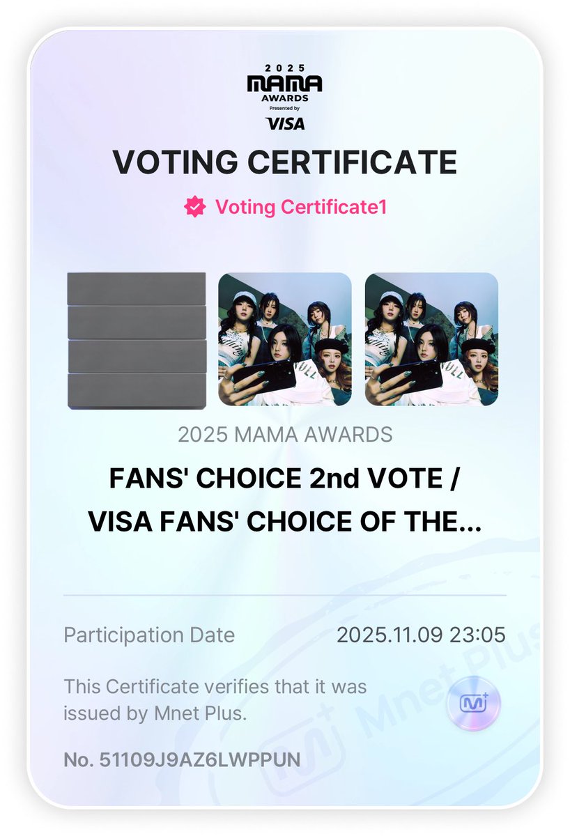 needryusobad's tweet image. another day another hail mary GOD PLS

I VOTE FOR #ITZY ON #2025MAMAVOTE