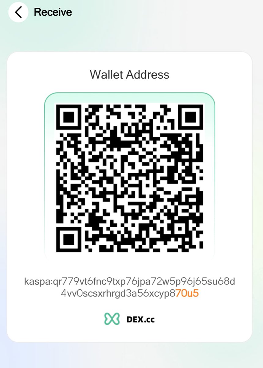 lordserr's tweet photo. @dexcc_official @dressdio_global @dYdX @folkshittmedia 

kaspa:qr779vt6fnc9txp76jpa72w5p96j65su68d4vv0scsxrhrgd3a56xcyp870u5 https://t.co/map33rsSjJ