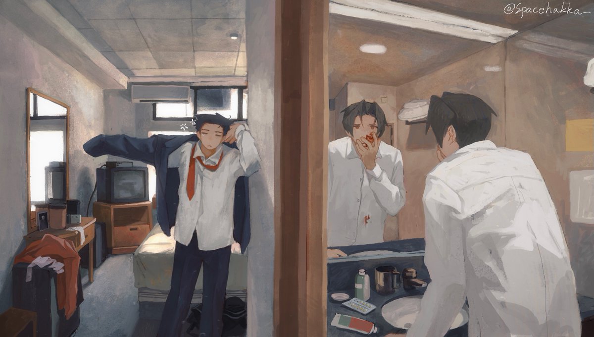 凌晨太阳升起前约有十至十五分钟光景，我行走在故乡一片尚未开垦的荒地上。初夏老春，残冬和初春的记忆淡漠 (@spacehakka_) on Twitter photo 