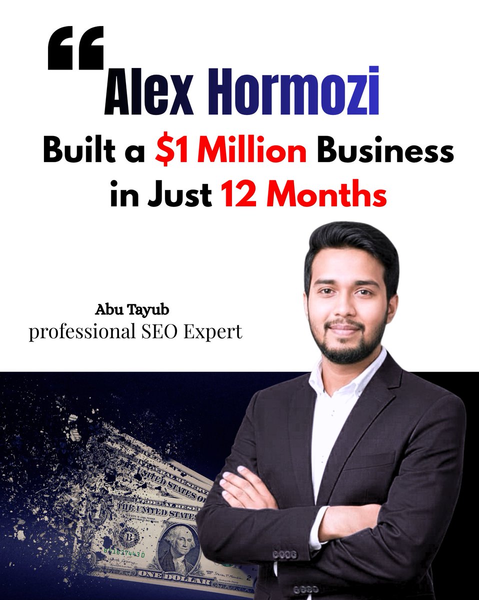How Alex Hormozi Built a $1 Million Business in Just 12 Months