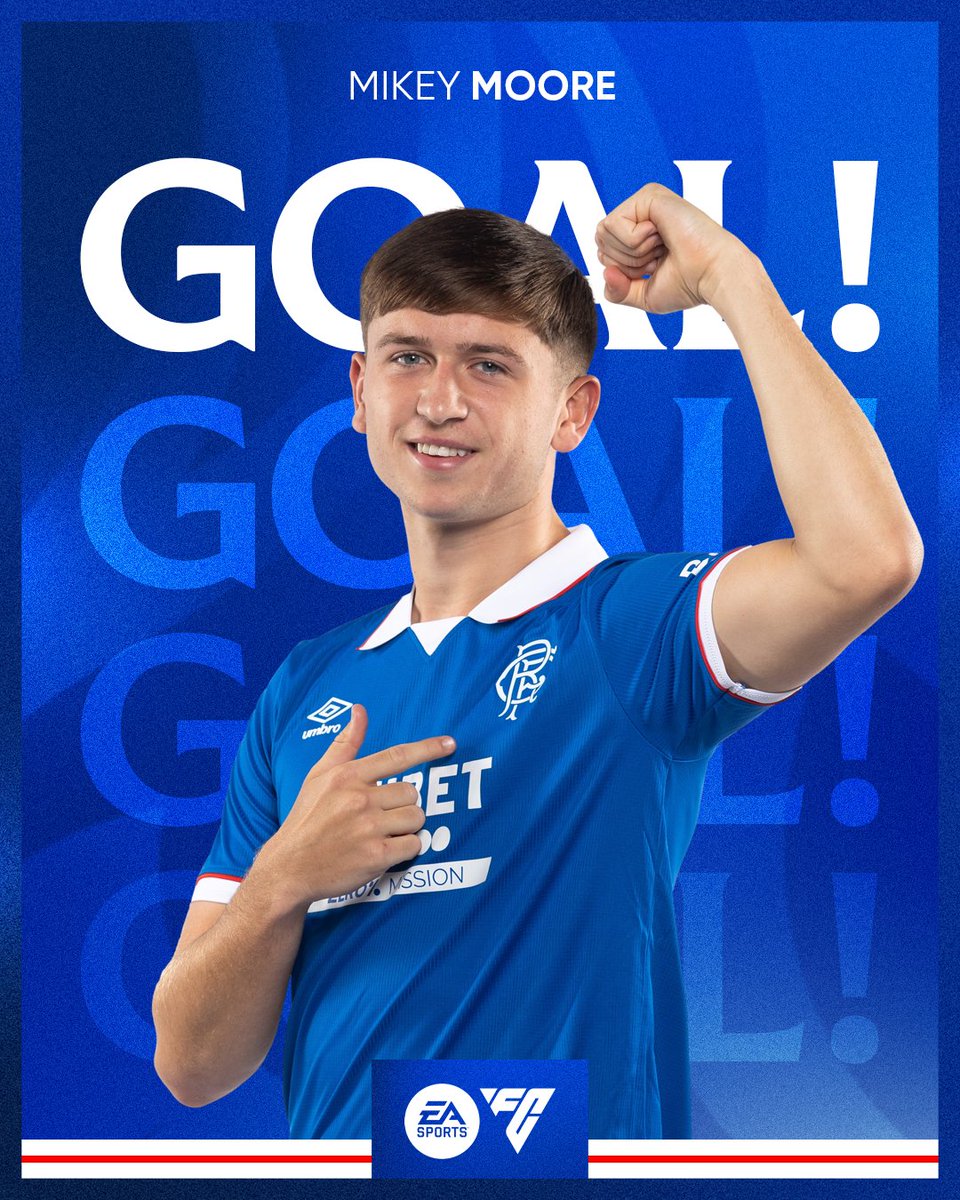 RangersFC's tweet photo. 🧡 Mikey Mooreeeeee https://t.co/5Pc7UubDM7