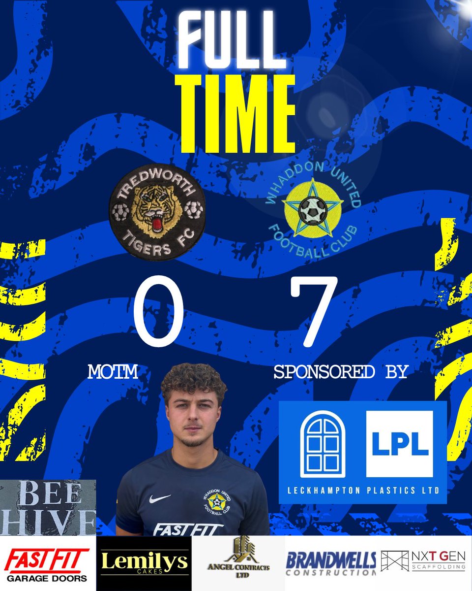 whaddonuntied's tweet photo. A faultless performance as we put 7 past a battling @TredworthFC. Taking a 3-0 lead into HT through C.DenmanX2 &amp;R.Butt. The home side come out well 2nd half but Z.HodgesX2 T.Callinan &amp; Denman rounding of his hatrick put the game to bed. 

#upthewhaddon https://t.co/A7bpUUILZa