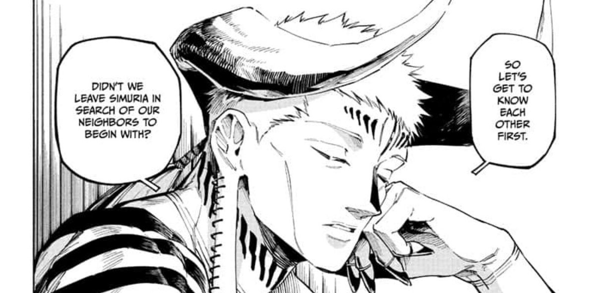 #JJKspoilers #ModuloSpoilers

oh my GOD dabura is so ethereal looking