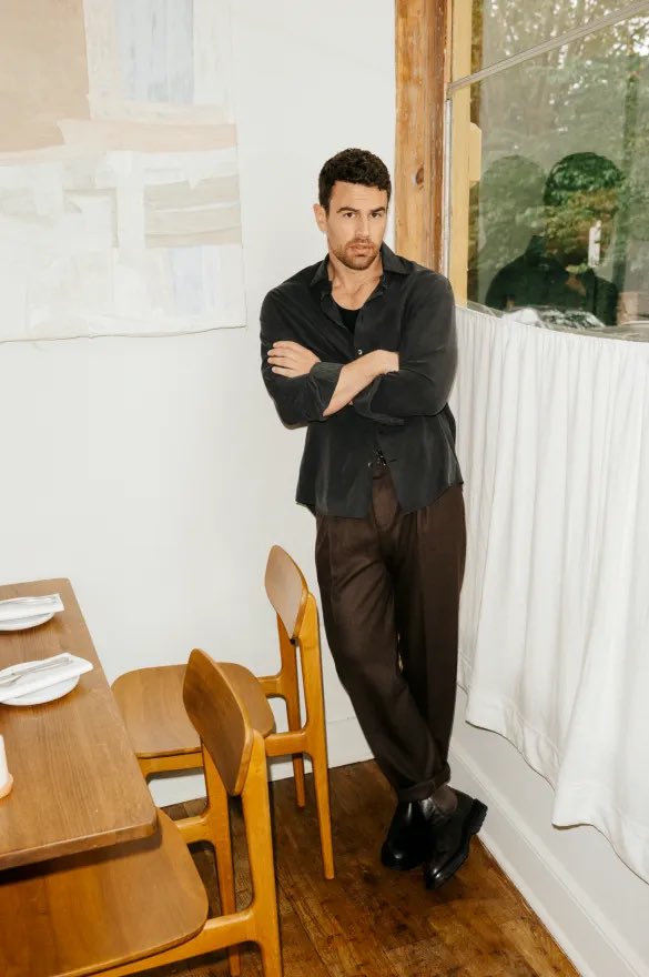 LeftKidney4Theo's tweet image. Theo James for the Sunday Times thetimes.com/life-style/cel…