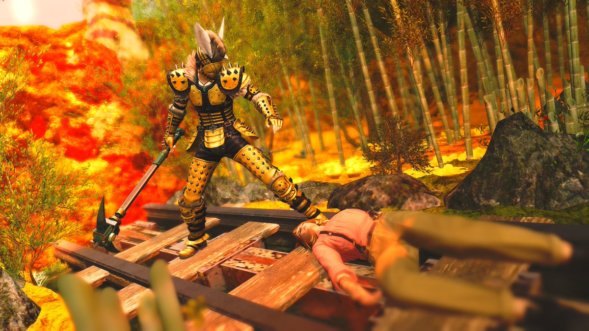 KBee322's tweet image. 40日目。

ちがう。。。ちがうんだ。。。。

＃こん蛮は　＃FF14