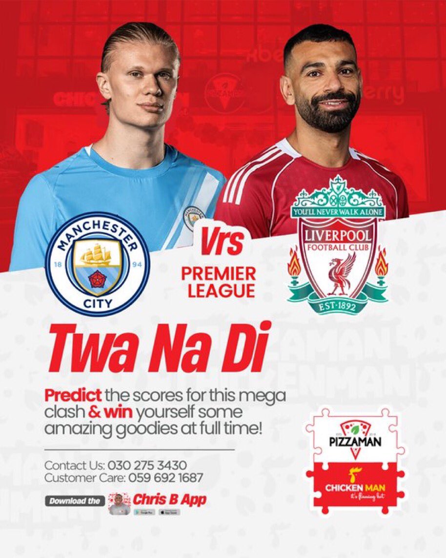 chapps_h's tweet image. What’s your predictions MANCHESTER CITY VS LIVERPOOL Use then hashtag #PizzamanTwaNaDi