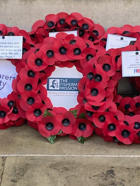 Proud to represent the Fishermen's Mission and all active and former  fishermen and the families at the Merchant Navy memorial at Trinity Square Gardens today. Lest we forget.