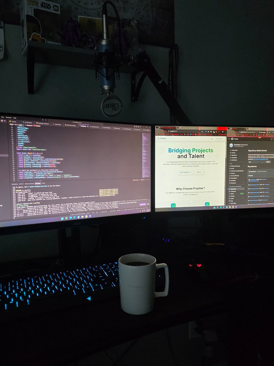 CyberSideStudio's tweet image. Sunday Funday.

My day of the week to work on side projects.

Projitter is like Fiver and Tinder had a baby, and only devs and project leads match to build greatness..