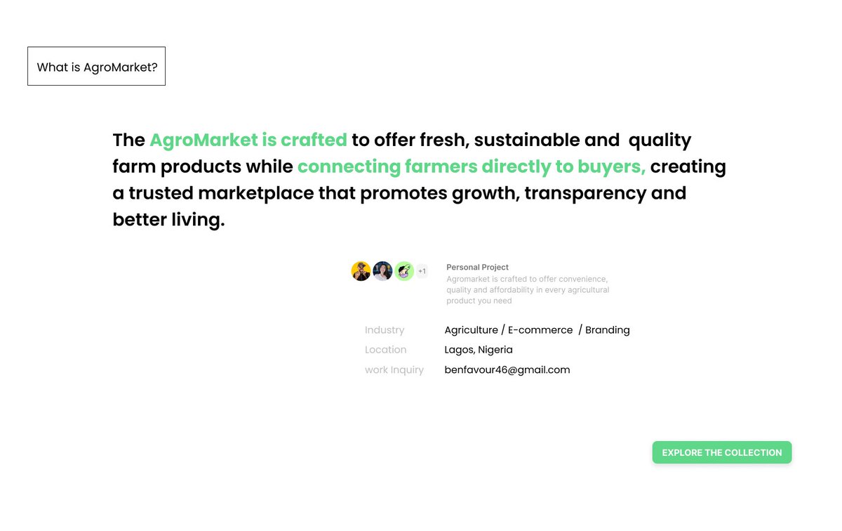 hifben's tweet image. Introducing Agromarket Where Freshness Meets Innovation

Agromarket is a digital platform designed to bridge the gap between farmers and consumers, making it easier to access fresh, organic produce directly from local farms. #UIDesign #mobileappdesign #appdesign #prototype