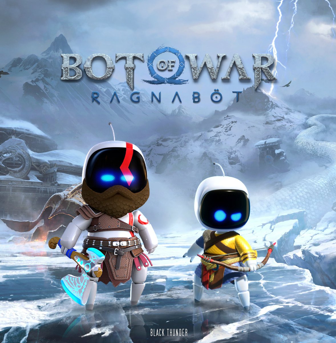 BT_BlackThunder's tweet image. Happy 3 year anniversary to God of War Ragnarök ❄️ 🎂