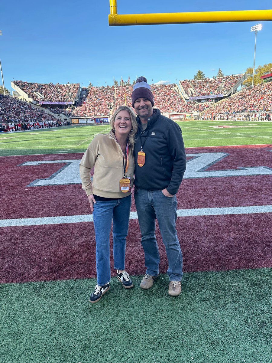 Senate President Matt Regier and State Superintendent of Public Instruction Susie Hedalen enjoyed watching the Griz win yesterday!
