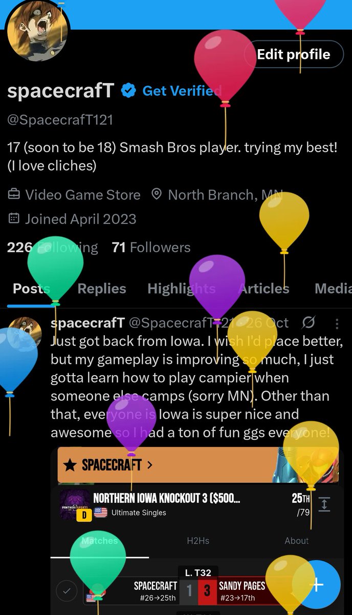 Obligatory birthday post. I'm 18 now. Yay!