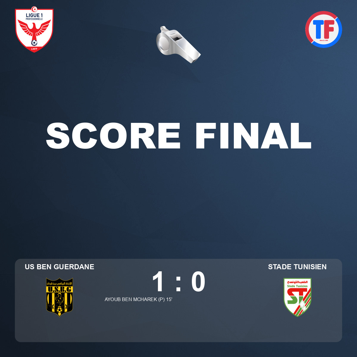 🇹🇳 JOUR DE MATCH : LP1 14ème journée - #LiveTF