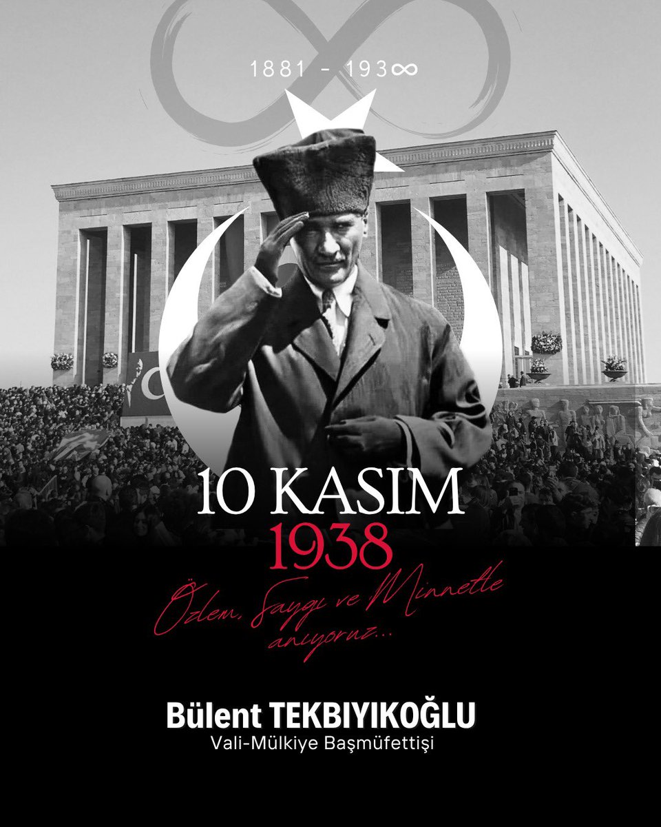 Geride bıraktığın hikayen, Türk’ün bağımsızlık ruhunun en saf hali olarak hepimize örnektir. 

Ruhun şad olsun…

🤲 🇹🇷

#10Kasim