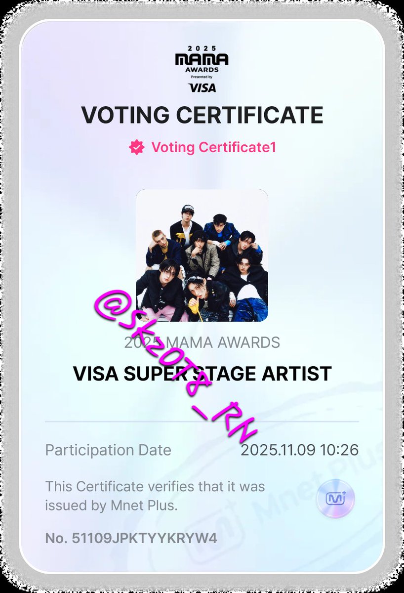 SkzOT8_RN's tweet photo. Morning STAY 😘
I've seen where we are in the standings 🙄 but I'm still here fighting  til the end 😊

#STAYdoit 😈 
#STRAYPINKAlliance
#SKZxBLACKPINK_MAMA

#StrayKids #2025MAMAVOTE https://t.co/24E21k6ONs
