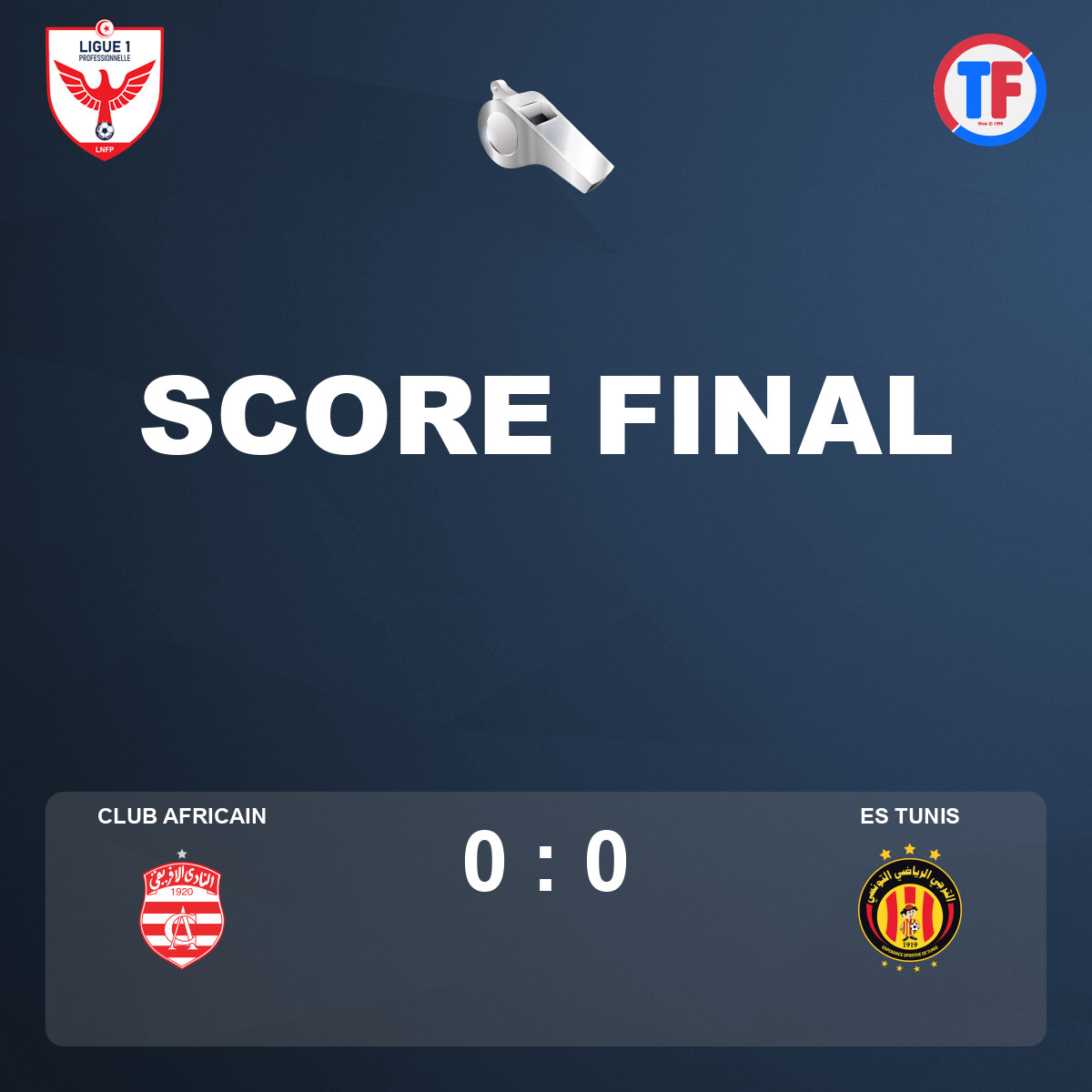 🇹🇳 JOUR DE MATCH : LP1 14ème journée - #LiveTF