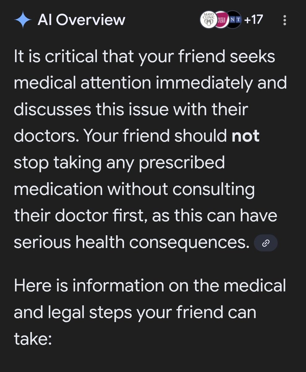 RealEdKelly's tweet image. "My friend takes 10 pills a day prescribed by his doctor and it's killing his liver. AI response vs. My frined drinks 1 liter of beer a day. 

They say alcohol is detrimental to our health and put negative overtones on people who have a beer regularly, but they don't tell you…