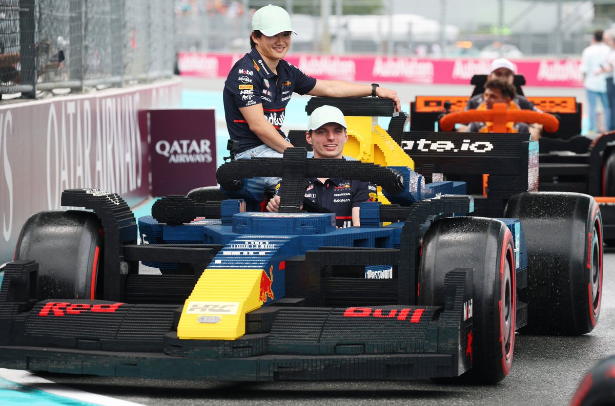 redbullracing's tweet photo. Miami, you have fresh competition 🤭

#F1 || #BrazilGP 🇧🇷 https://t.co/fVeS7ND7Vs