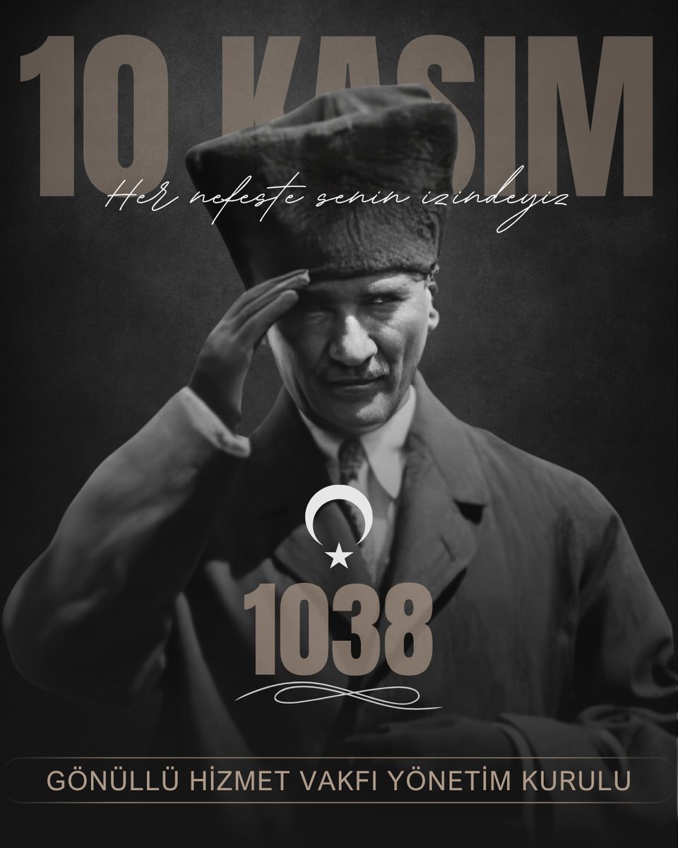 GonulluP's tweet photo. Bugün, bir millete bağımsızlık, bir topluma ışık ve umut veren büyük önder Mustafa Kemal Atatürk’ü saygı, minnet ve özlemle anıyoruz.

🕊️ Saygı, sevgi ve özlemle...
Gönüllü Hizmet Vakfı https://t.co/45AQoQ4Ulq