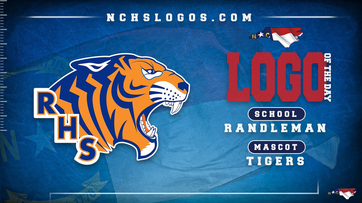 Today's #NCHSLogoOfTheDay brings us back to Randolph County to ✔️ out the Randleman Tigers🟦🟧🐅

<a href="/TigerNation_RHS/">Randleman Athletics</a> <a href="/RHSTigerTweets/">Randleman H. S.</a> <a href="/RandlemanWBB/">Tiger Women's Hoops</a> <a href="/RandlemanFB/">Randleman Football</a> <a href="/RhsBaseball336/">Randleman Baseball</a> <a href="/TigersRandleman/">Randleman Tigers Softball</a> <a href="/SportsToneNet/">SportsTone.net</a>
 
nchslogos.com/randleman_tige…

#nchsfb #nchshoops