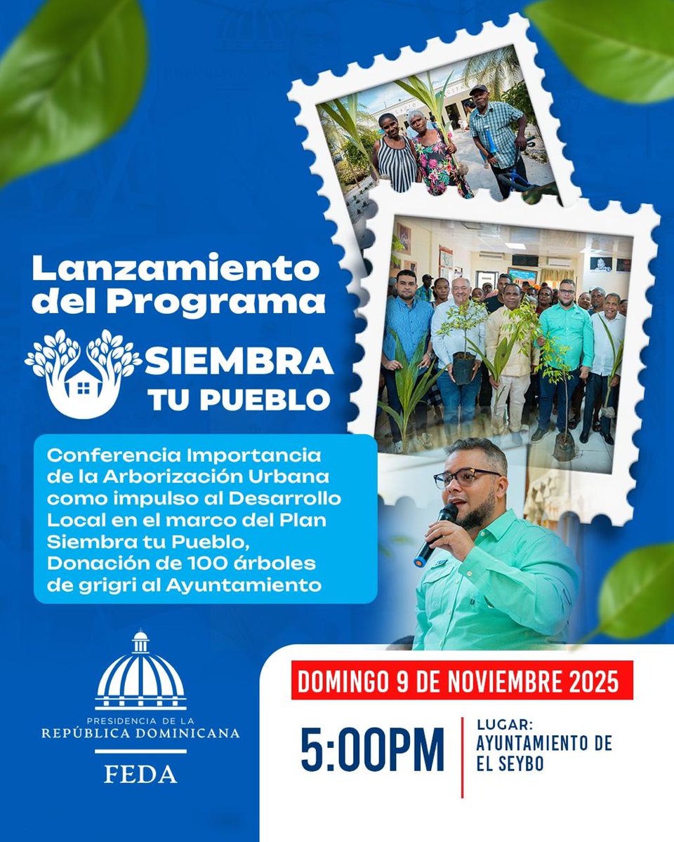 Feda_RD's tweet photo. Capacitaciones en agroecología, entrega de herramientas, viveros, plántulas de café, y el lanzamiento de Siembra Progreso, Salvando las Montañas y Siembra Tu Pueblo. 🌿🌳
El conocimiento y la sostenibilidad son la semilla del futuro. ☕✨
#CampoProductivo #SiembraProgreso https://t.co/AheevN29wu