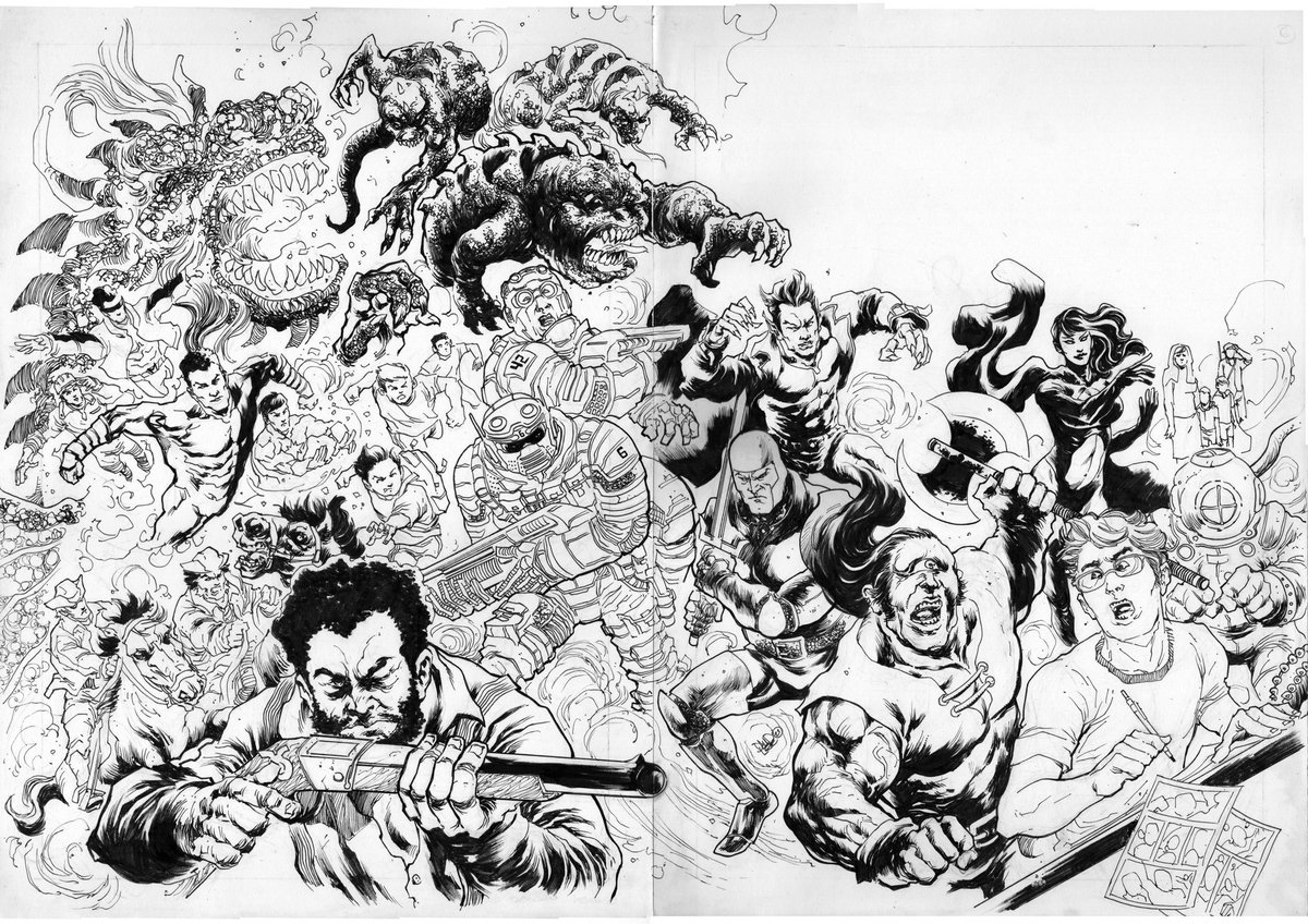 leejdavid's tweet photo. A capa de "Fantásticas Histórias", quadrinho de antologia com material autoral criado nestes últimos anos. #fantasticashistorias #quadrinhos #comics #quadrinhoindependente #autoral @ccxpoficial #inking #drawing #davidlee https://t.co/2d64zkt4es