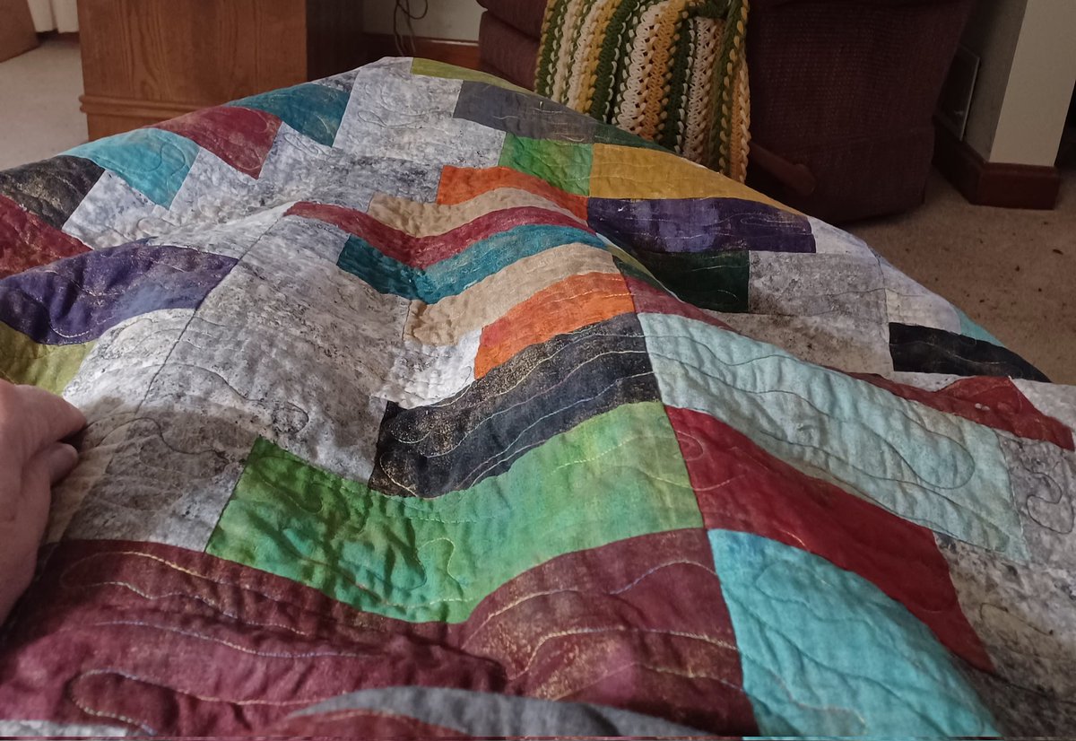 This gift is one of the best on a cold day in Iowa..a wonderful quilt and hot chocolate. I hope you are enjoying your Sunday  everyone....