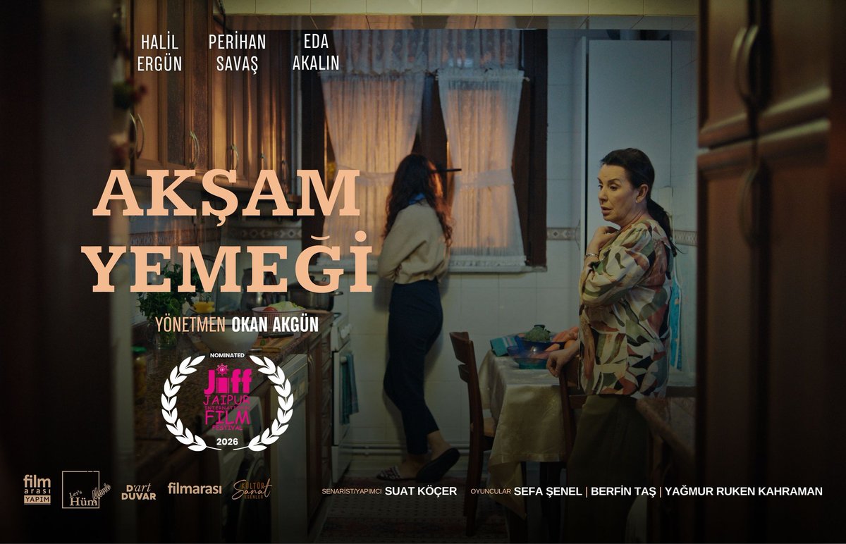 "Akşam Yemeği" Hindistan'da Yarışacak🎬

Senaryosunu Suat Köçer’in yazdığı, yönetmenliğini Okan Akgün’ün üstlendiği kısa filmimiz Akşam Yemeği, Hindistan'ın başkenti Yeni Delhi'de düzenlenecek 18. Jaipur Uluslararası Film Festivali’nde yarışacak.

Ekibimizi kutluyoruz🎬
