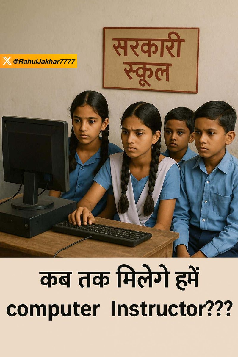 राज्य के विद्यालयों में वर्षों से कंप्यूटर शिक्षक के पद रिक्त हैं।
निवेदन है कि नई भर्ती शीघ्र जारी कर युवाओं को अवसर प्रदान करें
#राजस्थान_मांगे_कंप्यूटर_शिक्षक 
<a href="/RajCMO/">CMO Rajasthan</a> <a href="/madandilawar/">Madan Dilawar</a> <a href="/rajeduofficial/">Dept of Education, Rajasthan</a> <a href="/RajGovOfficial/">Government of Rajasthan</a> <a href="/pawansahu51/">Pawan Sahu</a> <a href="/pantlp/">LP Pant</a> <a href="/educationnagari/">Education Nagari</a> <a href="/SachBedhadak/">Sach Bedhadak</a>
<a href="/vipinnwh/">VIPIN KUMAR</a> 3