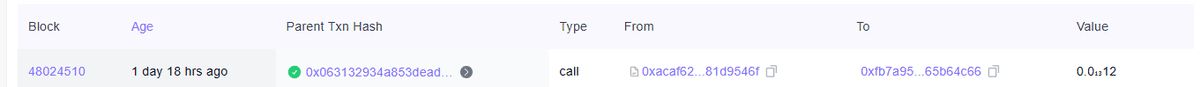 MoonByte912's tweet photo. Check your @monad airdrop claim wallet

Go to : https://t.co/KU6qgwlLHC

If you see any transactions in “internal Txns”

your wallet is safe✅

Monad team is interacting with wallets 

No worries https://t.co/9pffVedpN8