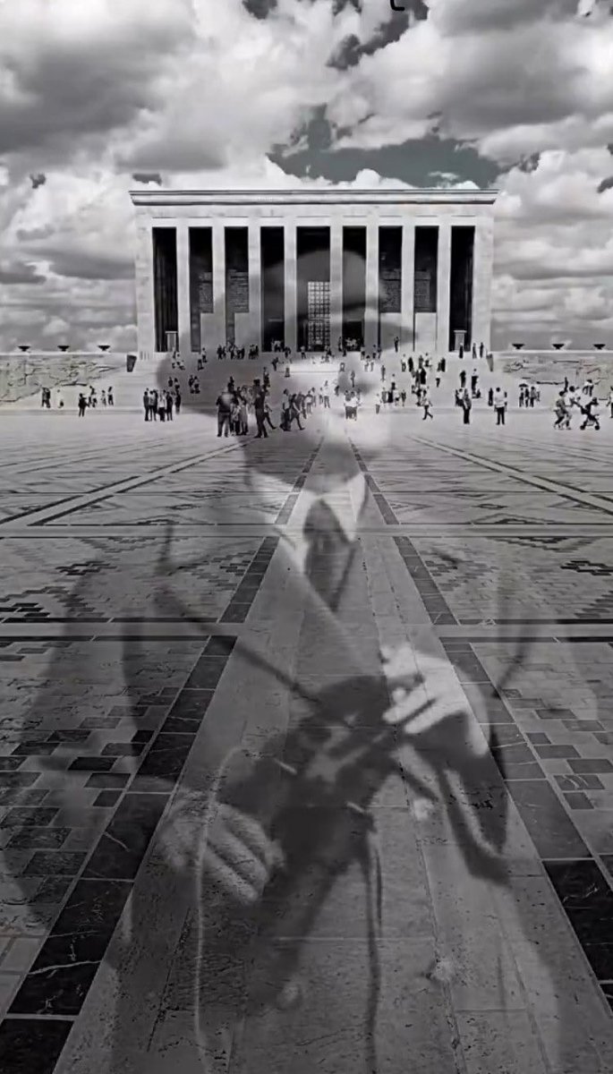 Öldüğünü söylüyorlar
Ama o ölmedi
İZİ HER YERDE..

Saygı ve Minnetle                                          Gazi Mustafa Kemal Atatürk 🇹🇷
#10Kasım
#10Kasım2025