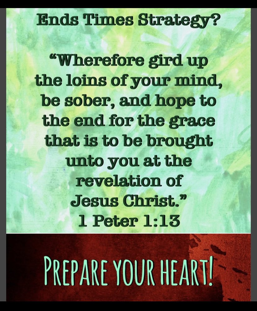 ChrisannDawson's tweet image. Truly…stay ready, friends! 🛡️🛡️🛡️ #endtimepower #JesusIsKing ⚔️