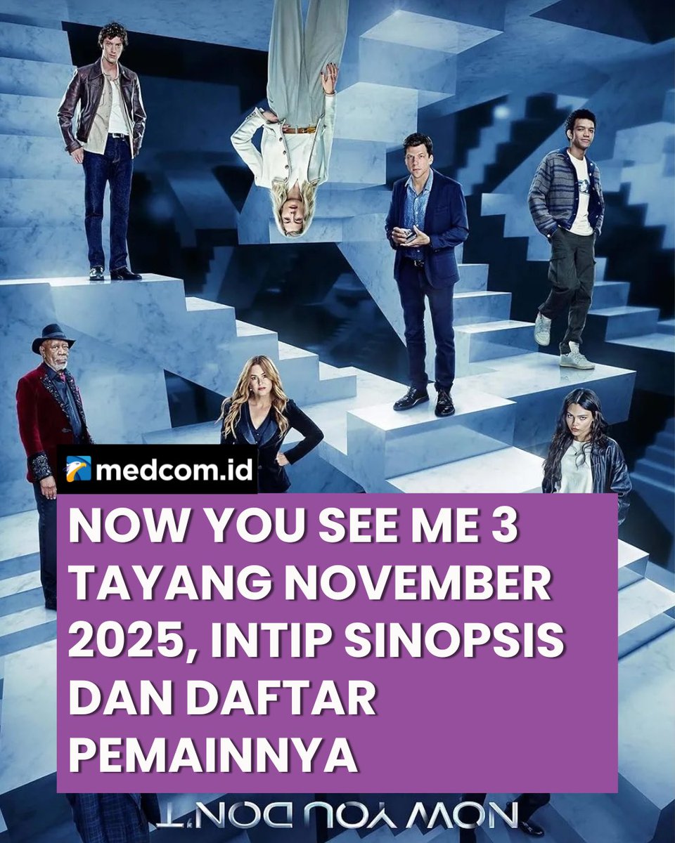 medcom_id's tweet image. Setelah 9 tahun guys!!!

Baca selengkapnya yuk!
medcom.id/hiburan/film/n… 

#NowYouSeeMe #Sinopsis #Medcomid #Mudamemberiarti