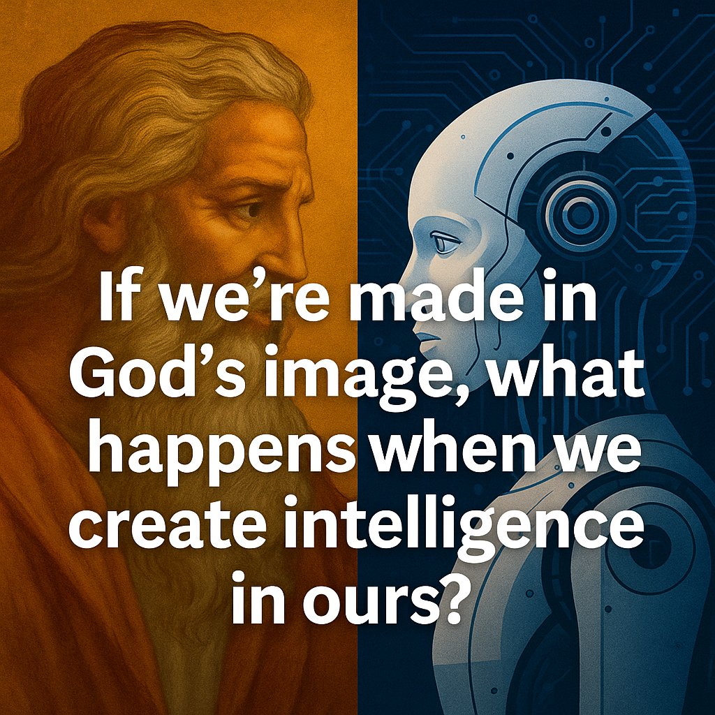 neurovariance's tweet image. If we’re made in God’s image, what happens when we create intelligence in ours?

Is that divine collaboration or human hubris?

Drop a comment 👇 Let’s see where the community stands.