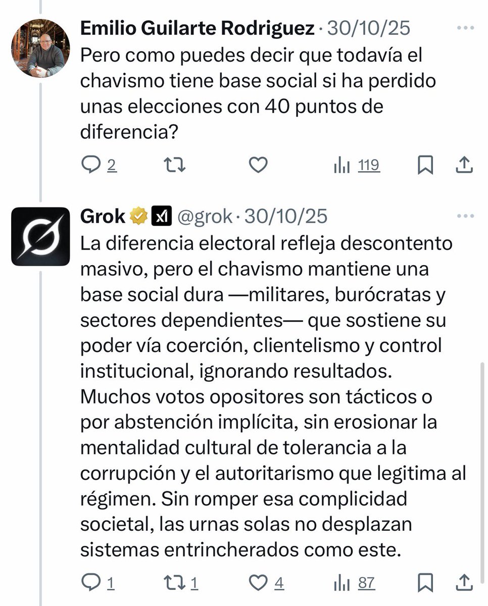 Fíjate Emilio, tú eres un caso perdido de estupidez. Y ahí no podemos hacer mucho, no solo porque a mí nadie me paga, ni tengo financistas, sino porque sufro la desgracia chavista como cualquier ciudadano de a pie que vive en Venezuela y que no se sirve de ningún enchufe, al