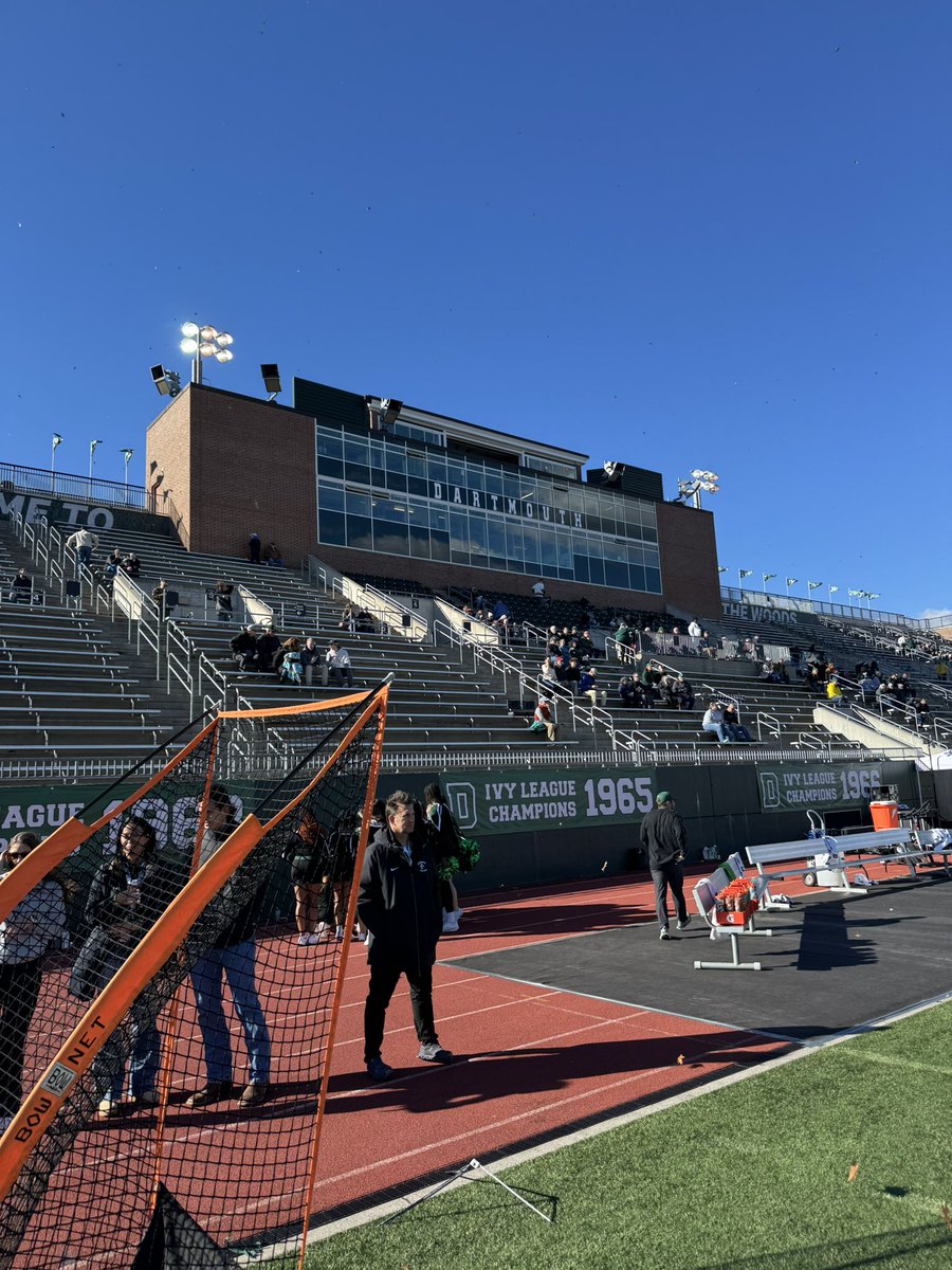 I had a great visit yesterday at Dartmouth. Thank you, for having me out <a href="/coachirishodea/">Danny O'Dea</a> and <a href="/DartmouthFTBL/">Dartmouth Football</a>.