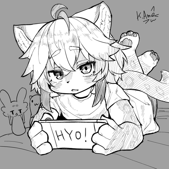 配信観に来てくれてありがとうございました!
これは配信で描いた灰島ちゃん! 