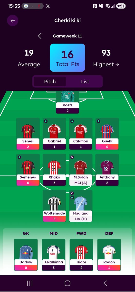 And that's me done with FPL this year 

Same again next season?