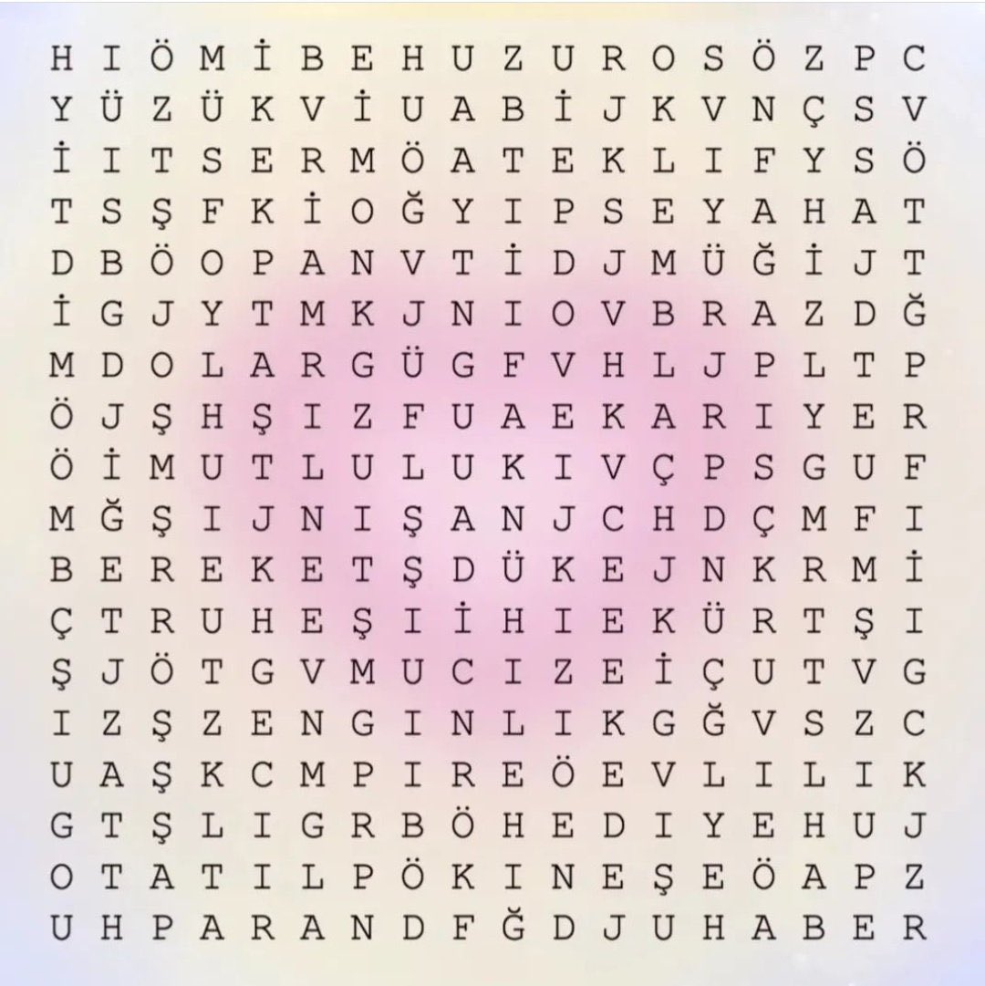 Gördüğün ilk 3 kelimeyi yazz ✍️