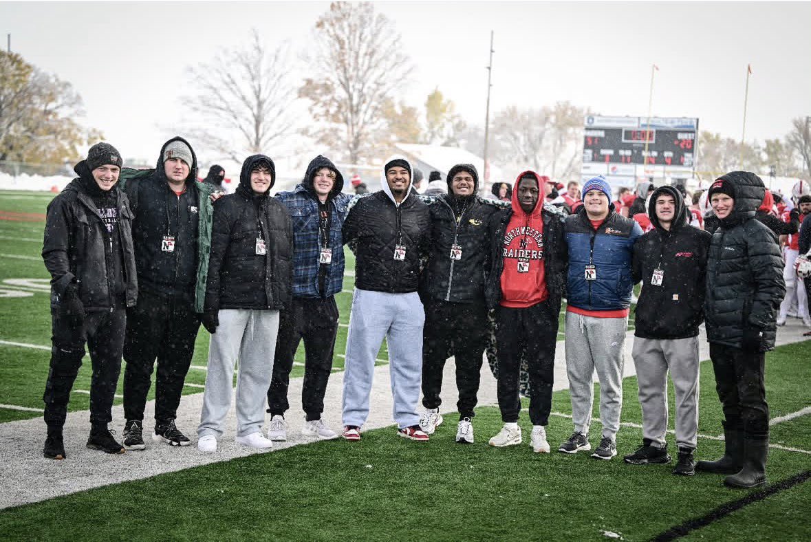 Andrew_Tayl's tweet image. Thank you @nwc_fb and @CoachGramstad for inviting me down, had a great time touring the facilities and watching the team play