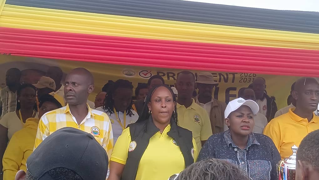 U202629588's tweet photo. Today I joined fellow NRM Leaders in Mbarara City and massive @NRMOnline crowd at Kakyeeka Stadium which brought exciting sports events in talents and sport's promotion in coinciding with the launch of HE @KagutaMuseveni campaigns in Mbarara
#NextWomanMP2026
#VoteM7
@kibaaju https://t.co/IzPhvG7sKM