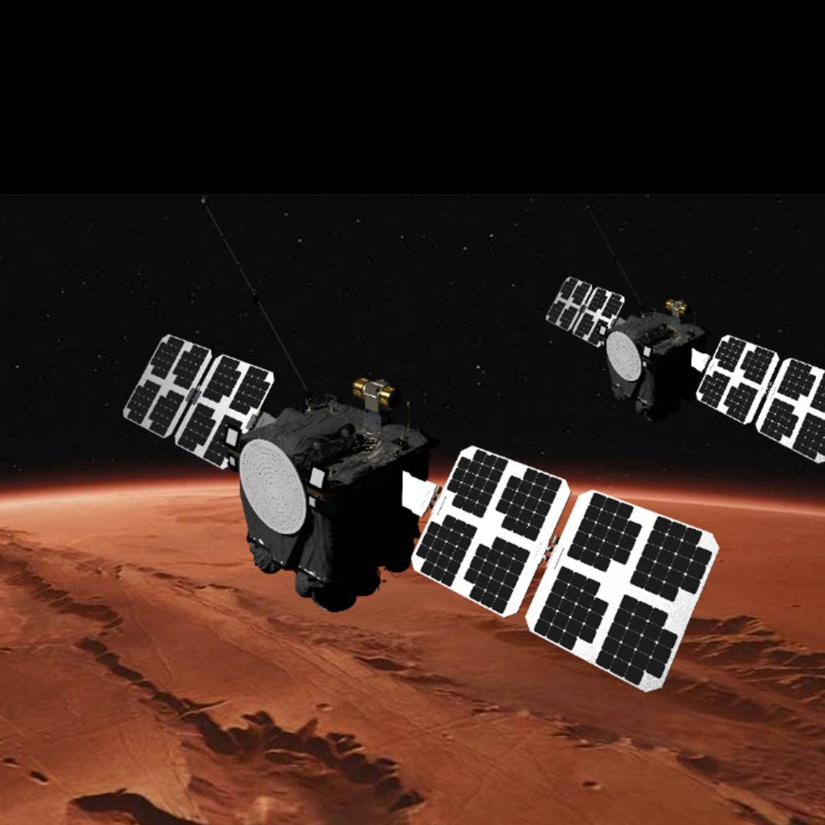 latestinspace's tweet image. BREAKING 🚨: Two new NASA Mars spacecraft to launch from Florida today at 2:45 pm ET

Set to arrive in 2027, both will study the planet's magnetosphere and atmosphere from orbit