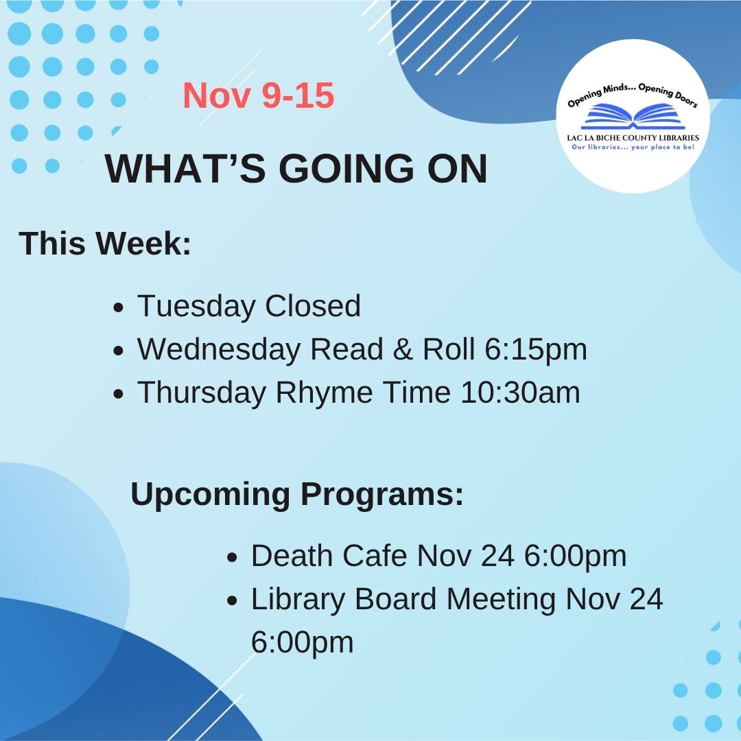LLBC_Libraries's tweet image. See our website for more information about all our programs and services visit llbcl.ca. #LLBCLibraries