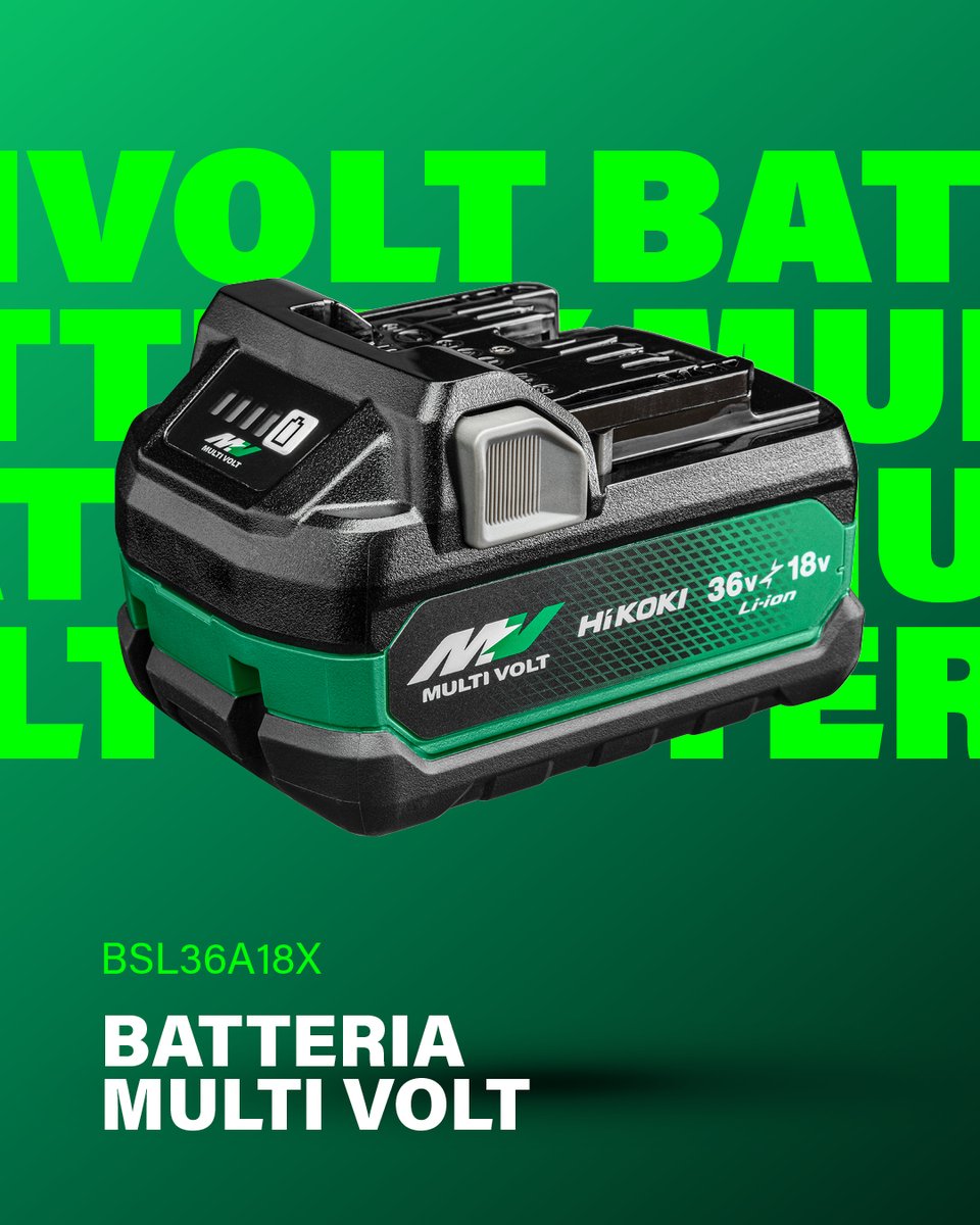 HiKOKITools_IT's tweet image. Questa è la nostra batteria MULTI VOLT: 1 batteria, 2 voltaggi, oltre 190 utensili!⚡️ Compatibile con tutti gli utensili a batteria, sia 18V che 36V. È pronta per ogni progetto. Il tuo qual è? 
#HiKOKI #GETREADYFORIT #MAKEMOVEGO