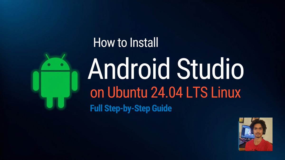 aakash4dev's tweet image. Setting up Android Studio on Ubuntu 24.04?
Just posted a clean step-by-step video 🎥

📺 Full video: youtu.be/V7et6ZH84AM?si…

🔗 Commands: gist.github.com/aakash4dev/0bf…

#AndroidStudio #Linux #Ubuntu #DevSetup #aakash4dev