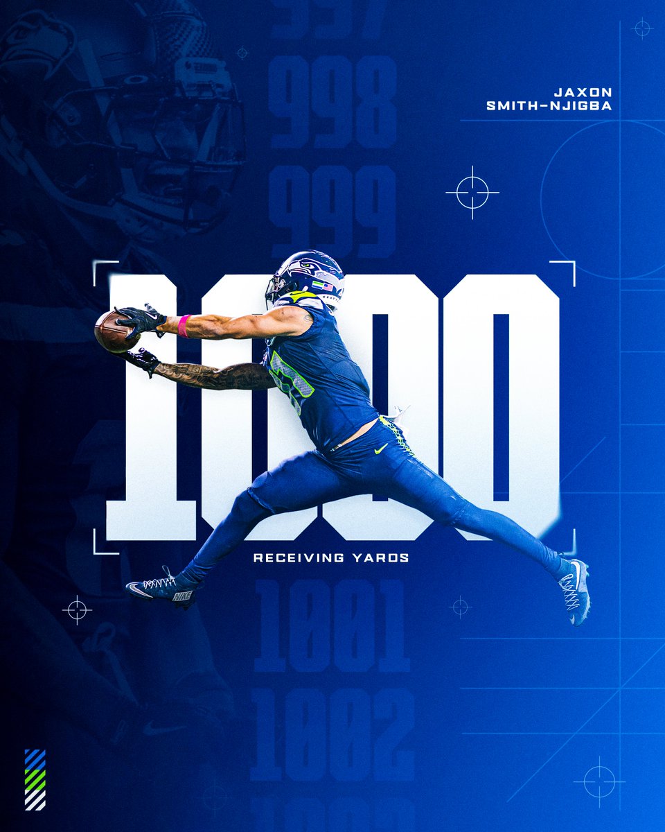 Seahawks's tweet image. Your favorite receiver&apos;s favorite receiver. 😌 @jaxon_smith1